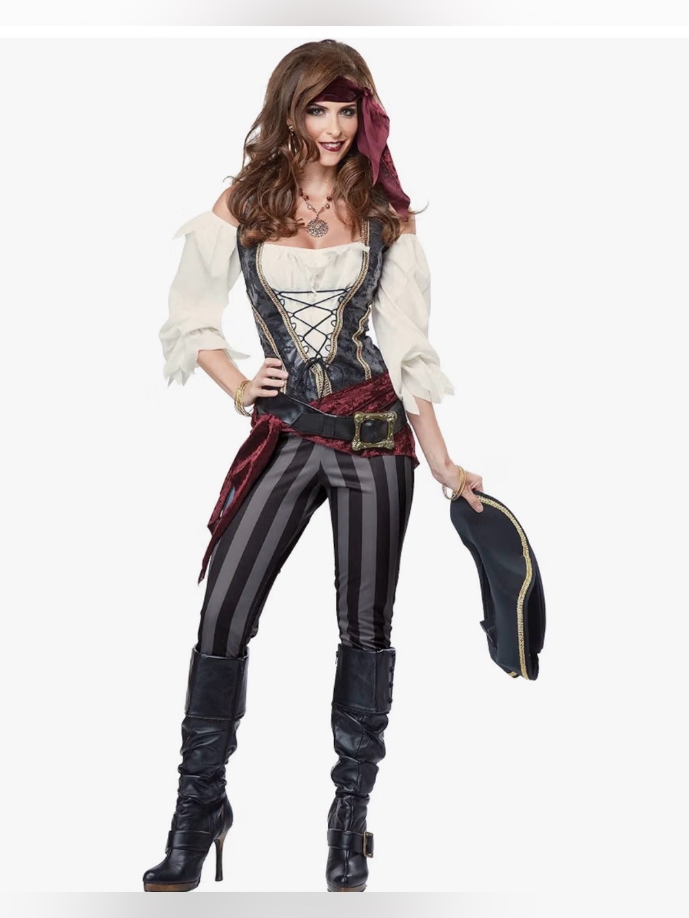 California Costumes Brazen Buccaneer Pirate Halloween Costume Size Medium
